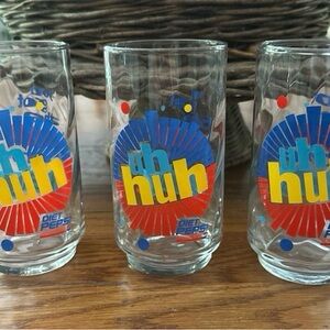 Vintage ‘90’s Diet Pepsi "uh huh" Collectible Retro Tumblers